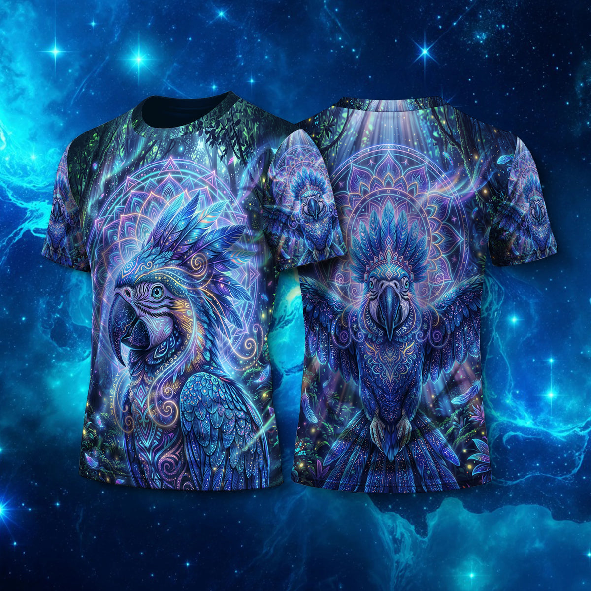 Camiseta NEON Arara Azul – 1