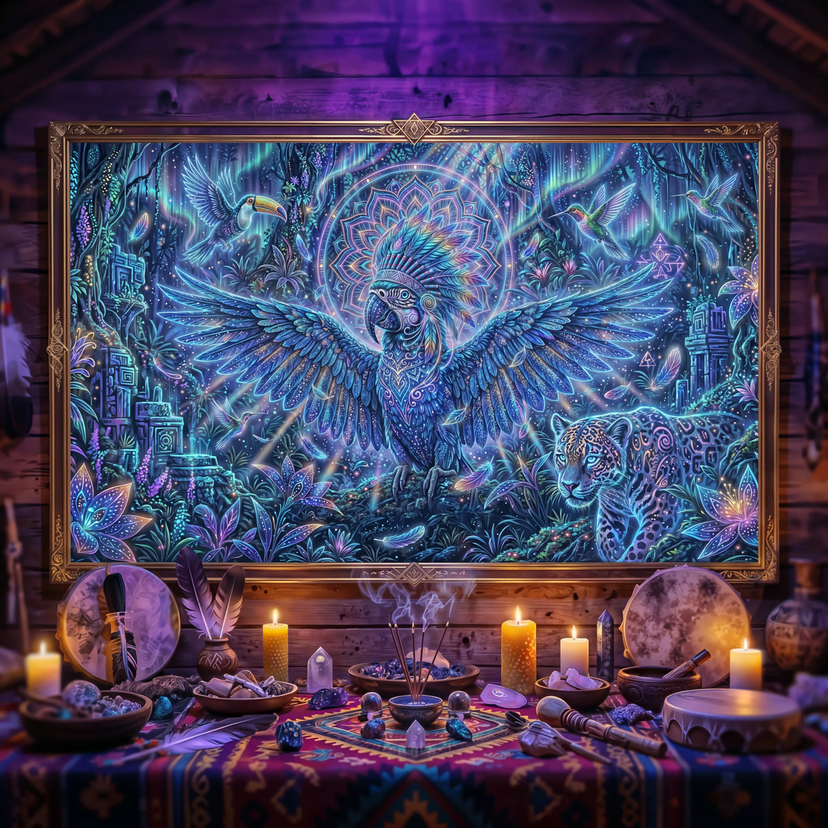 Pano Mágico NEON Arara – 6