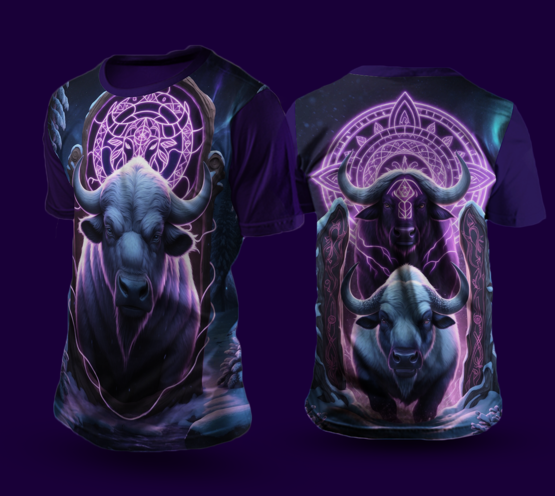 Camiseta NEON Búfalo