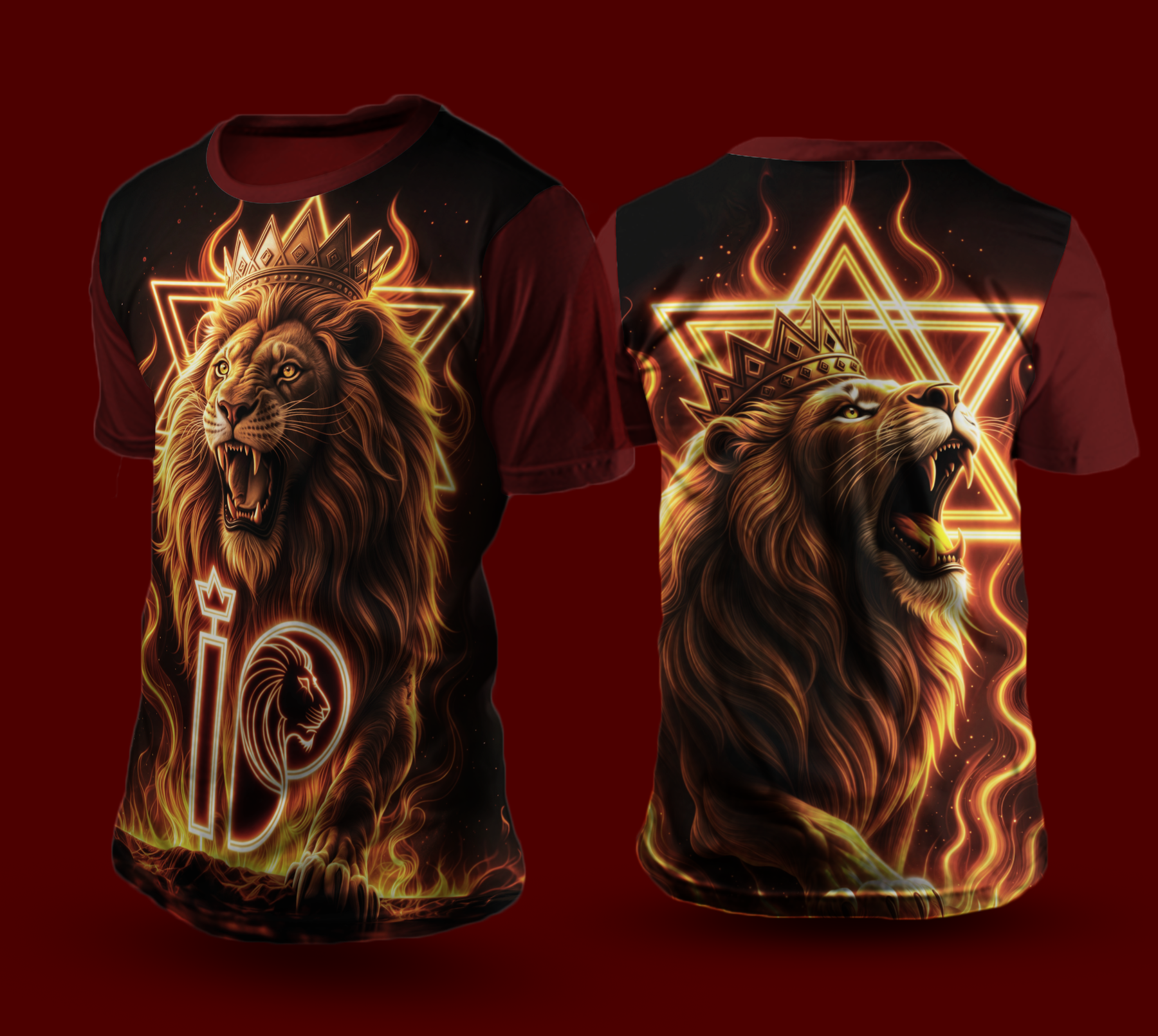 Camiseta NEON Leão IP