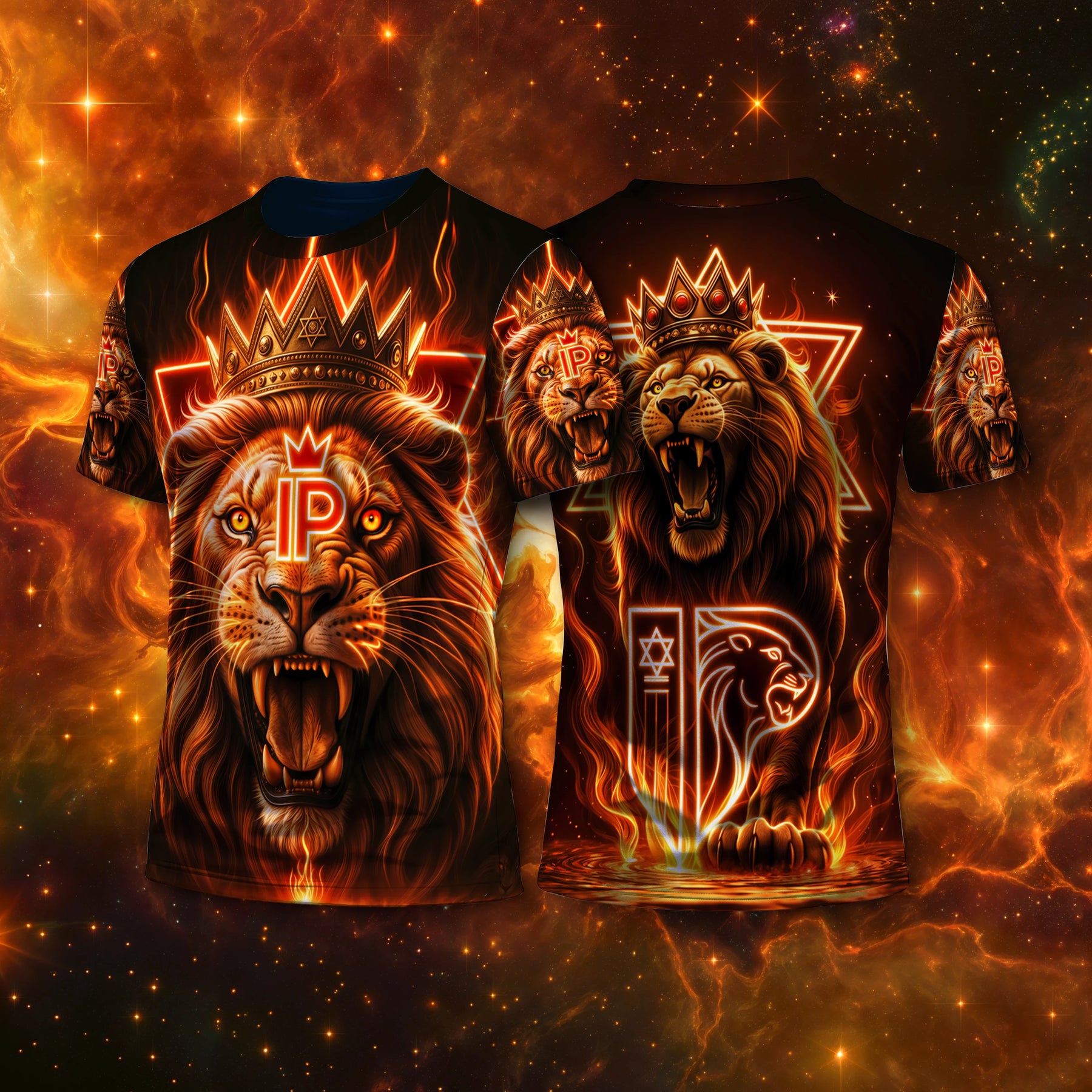 Camiseta NEON Leão IP