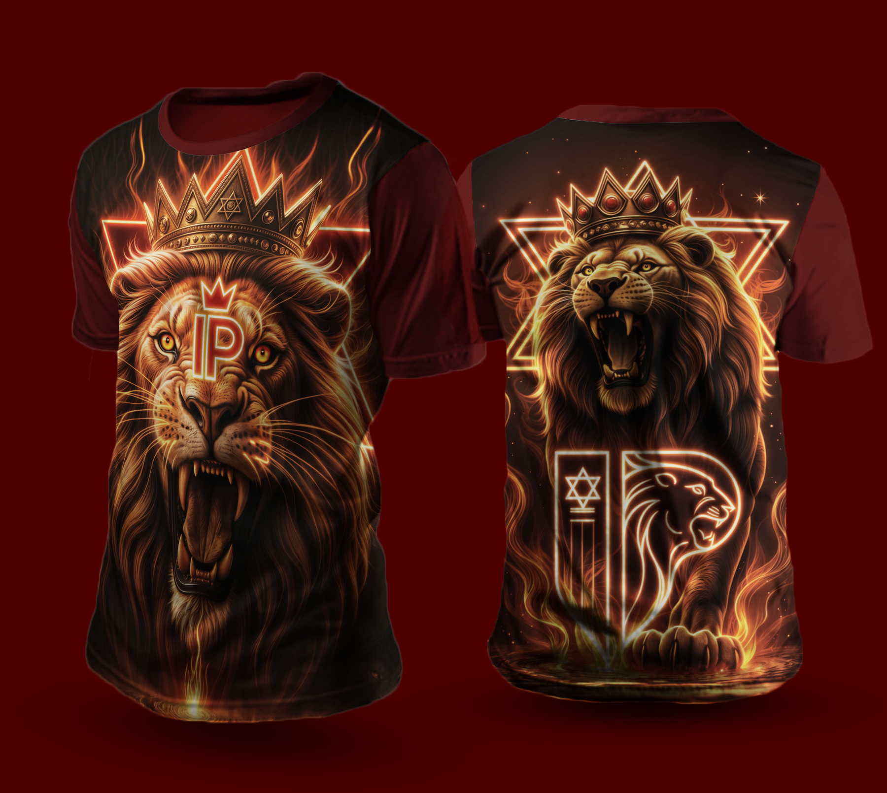 Camiseta NEON Leão IP