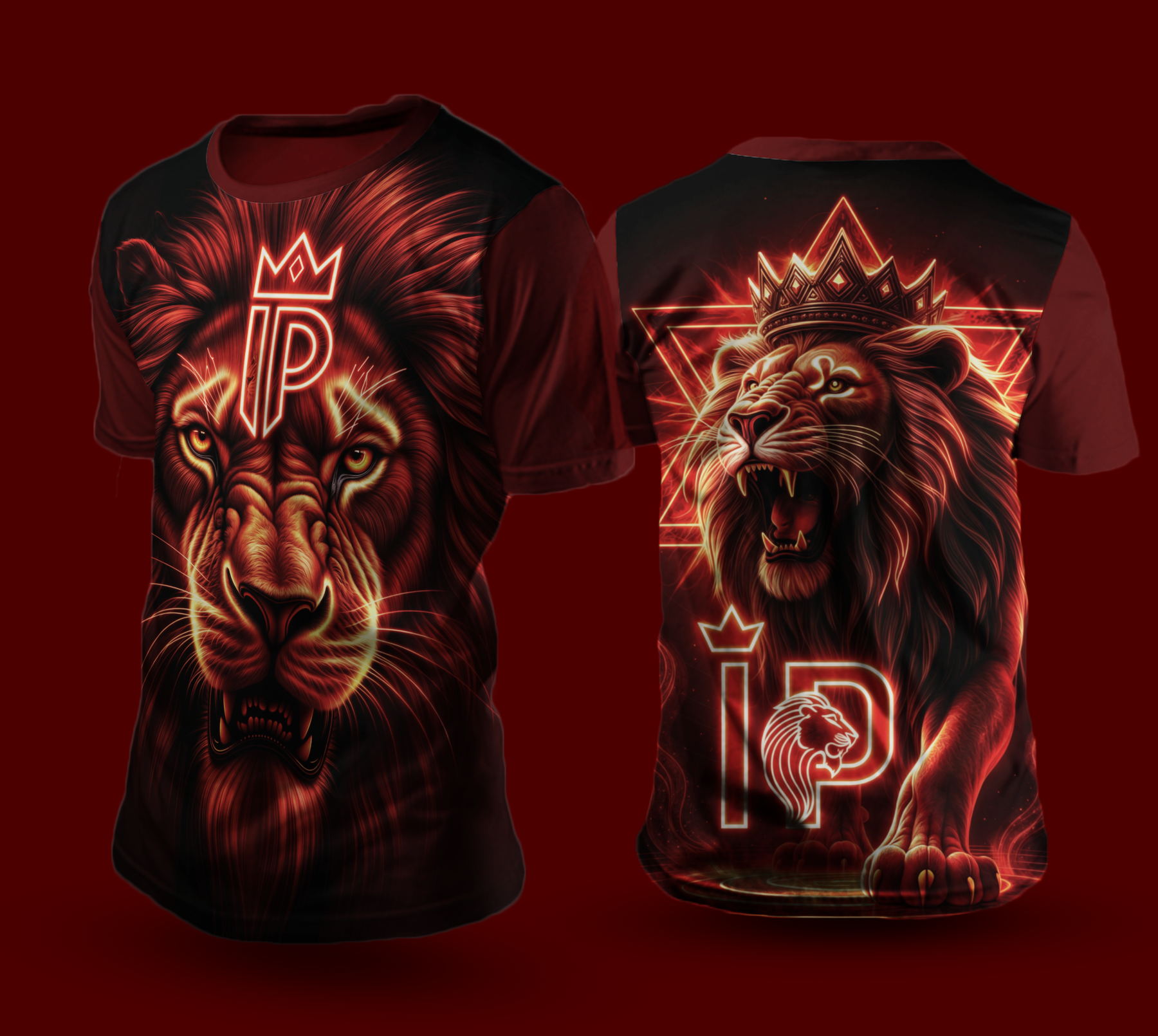 Camiseta NEON Leão IP