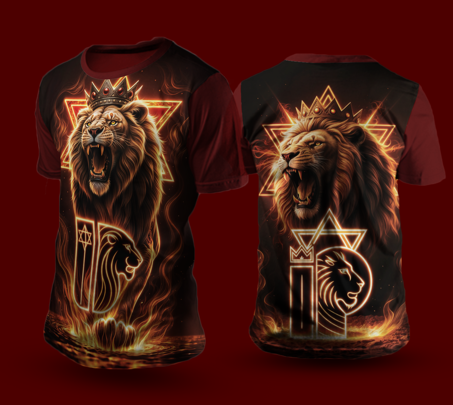 Camiseta NEON Leão IP