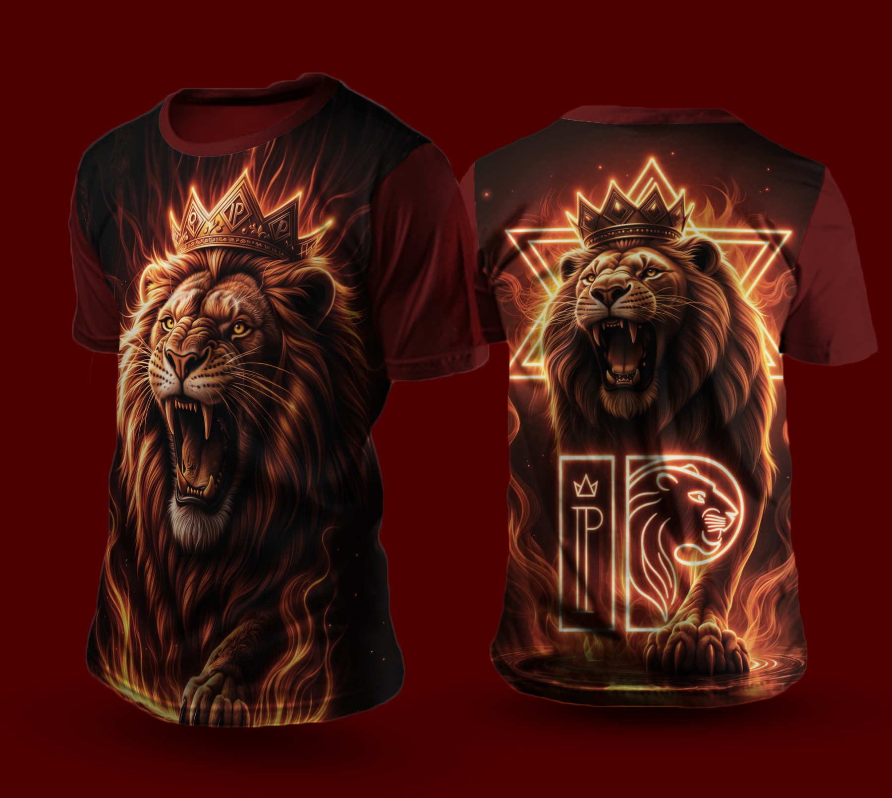 Camiseta NEON Leão IP