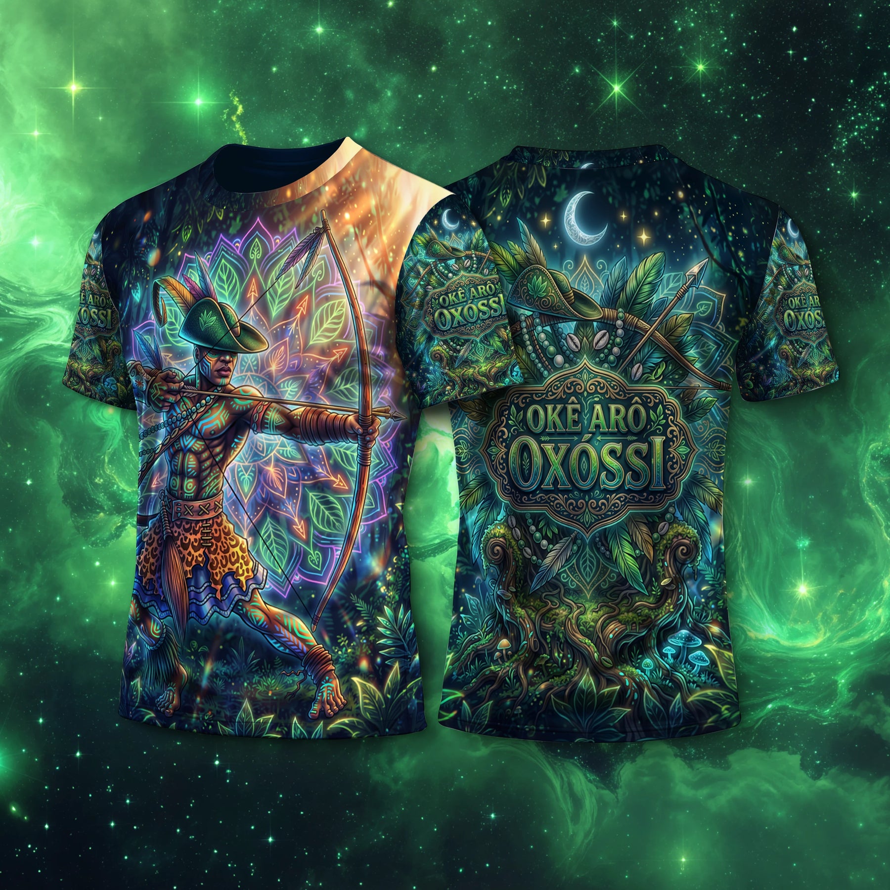 Camiseta NEON Oxóssi