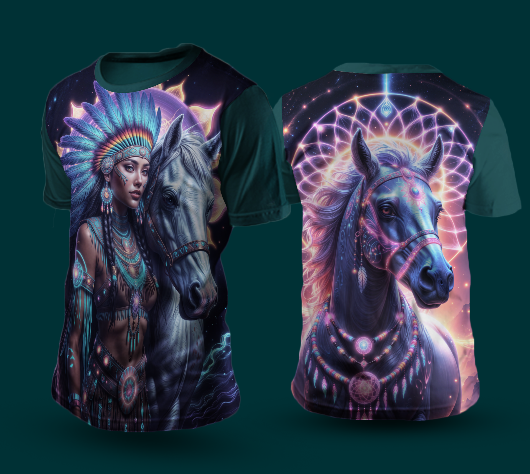 Camiseta NEON Cavalo