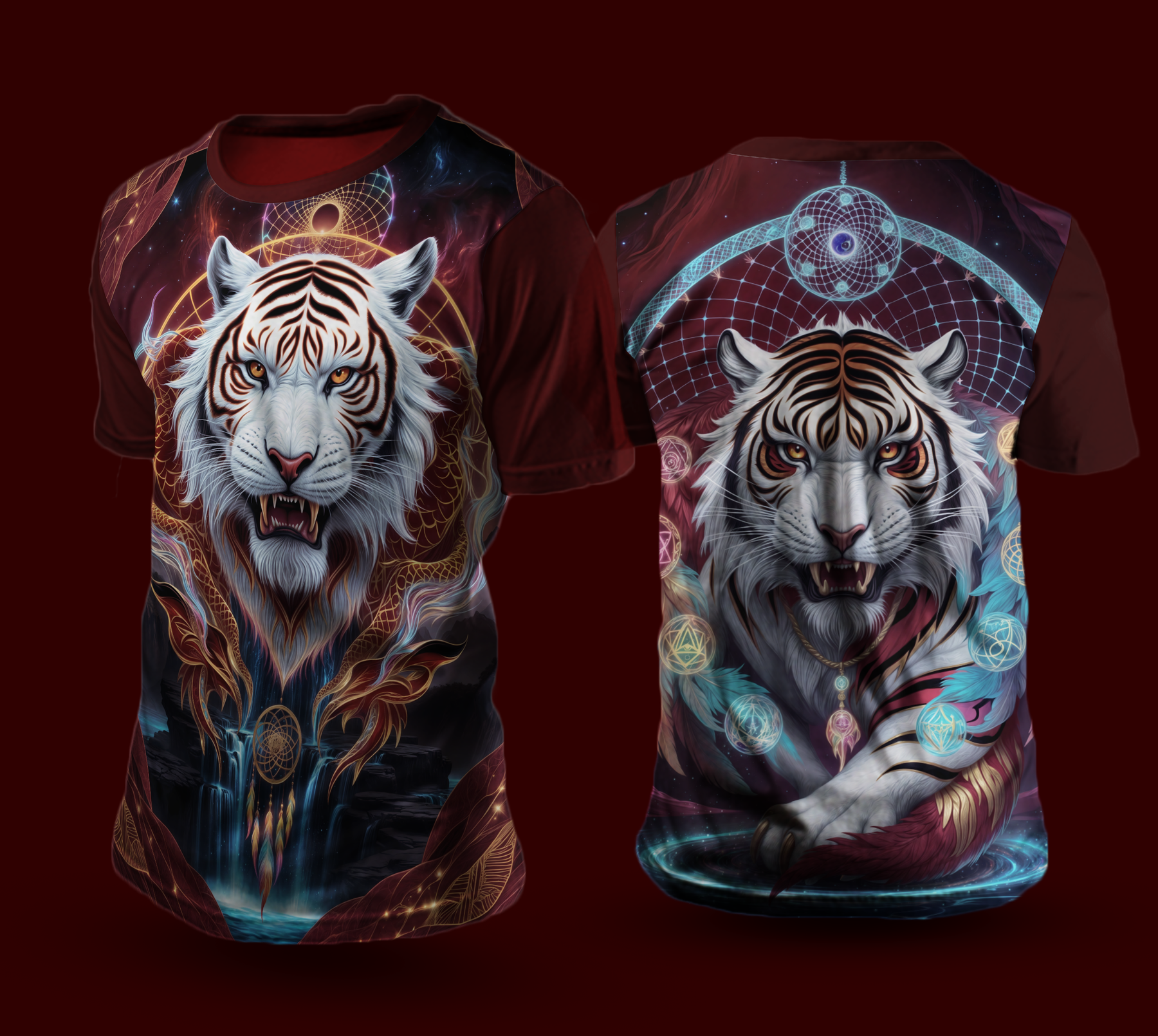 Camiseta NEON Dragão Tigre