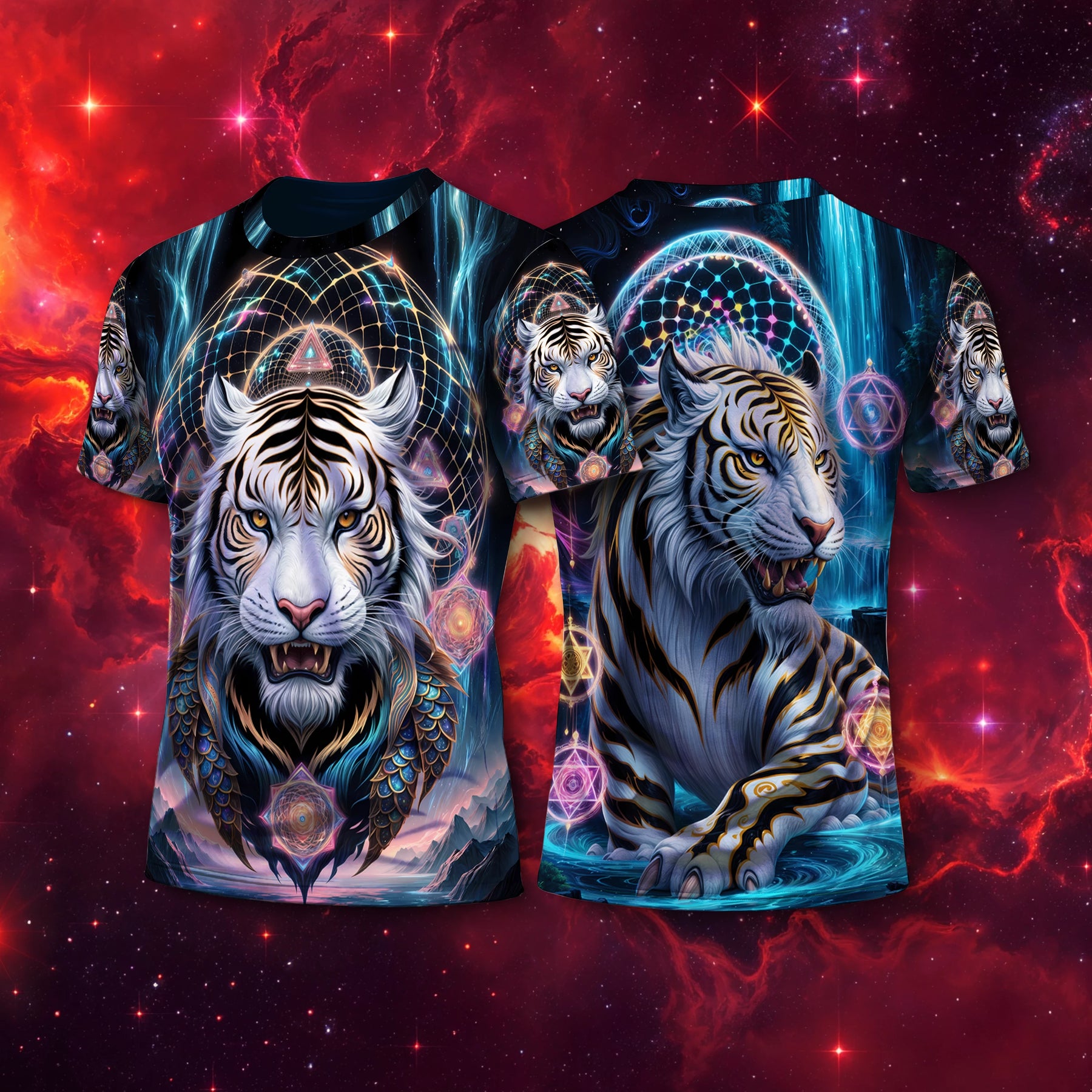 Camiseta NEON Dragão Tigre