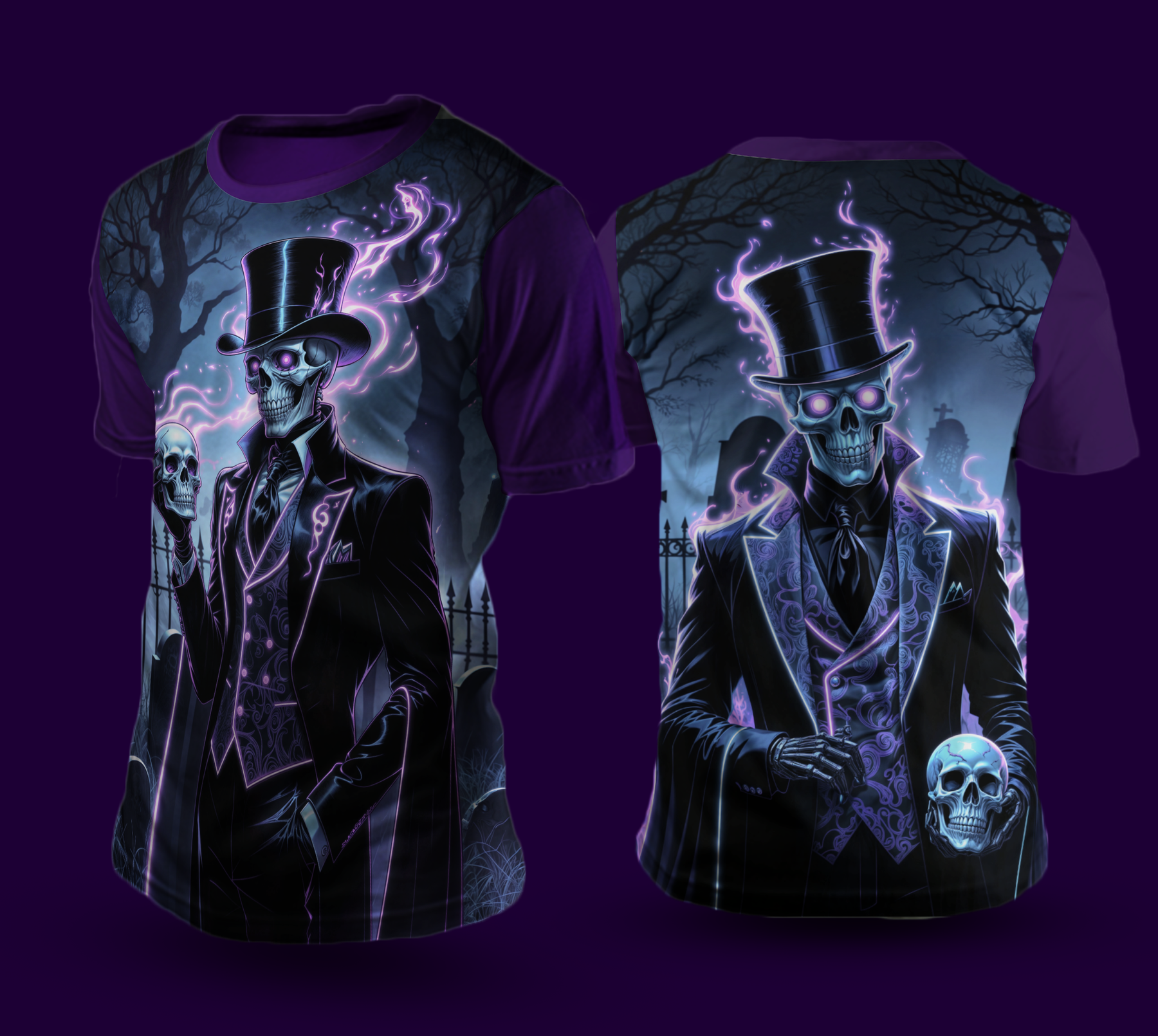 Camiseta NEON Exu Caveira