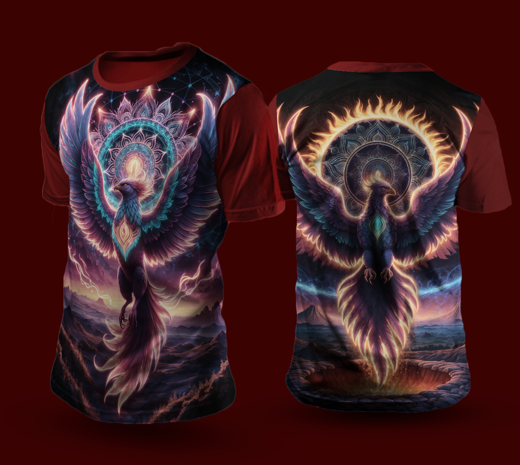 Camiseta NEON Fênix
