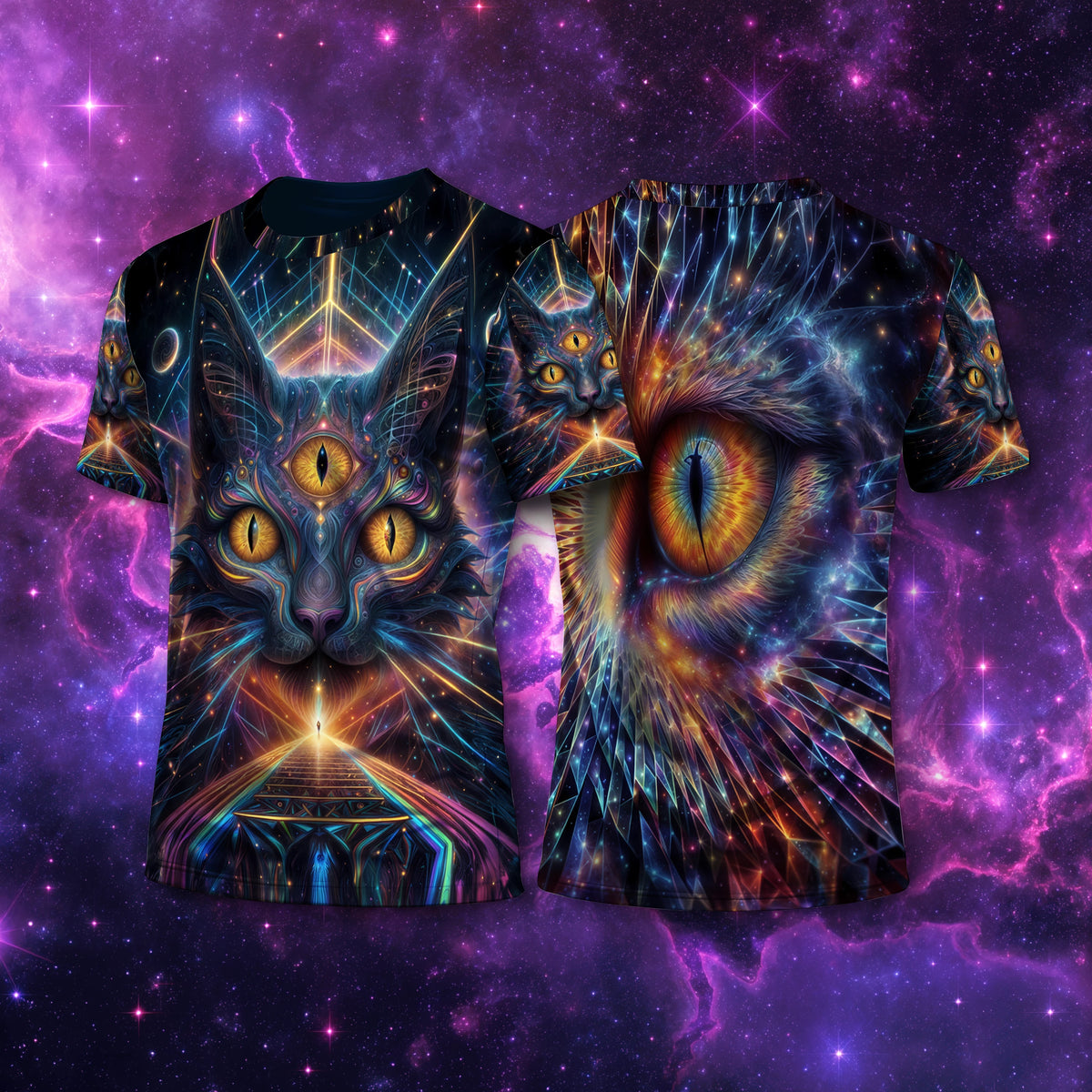 Camiseta NEON Gato – 3