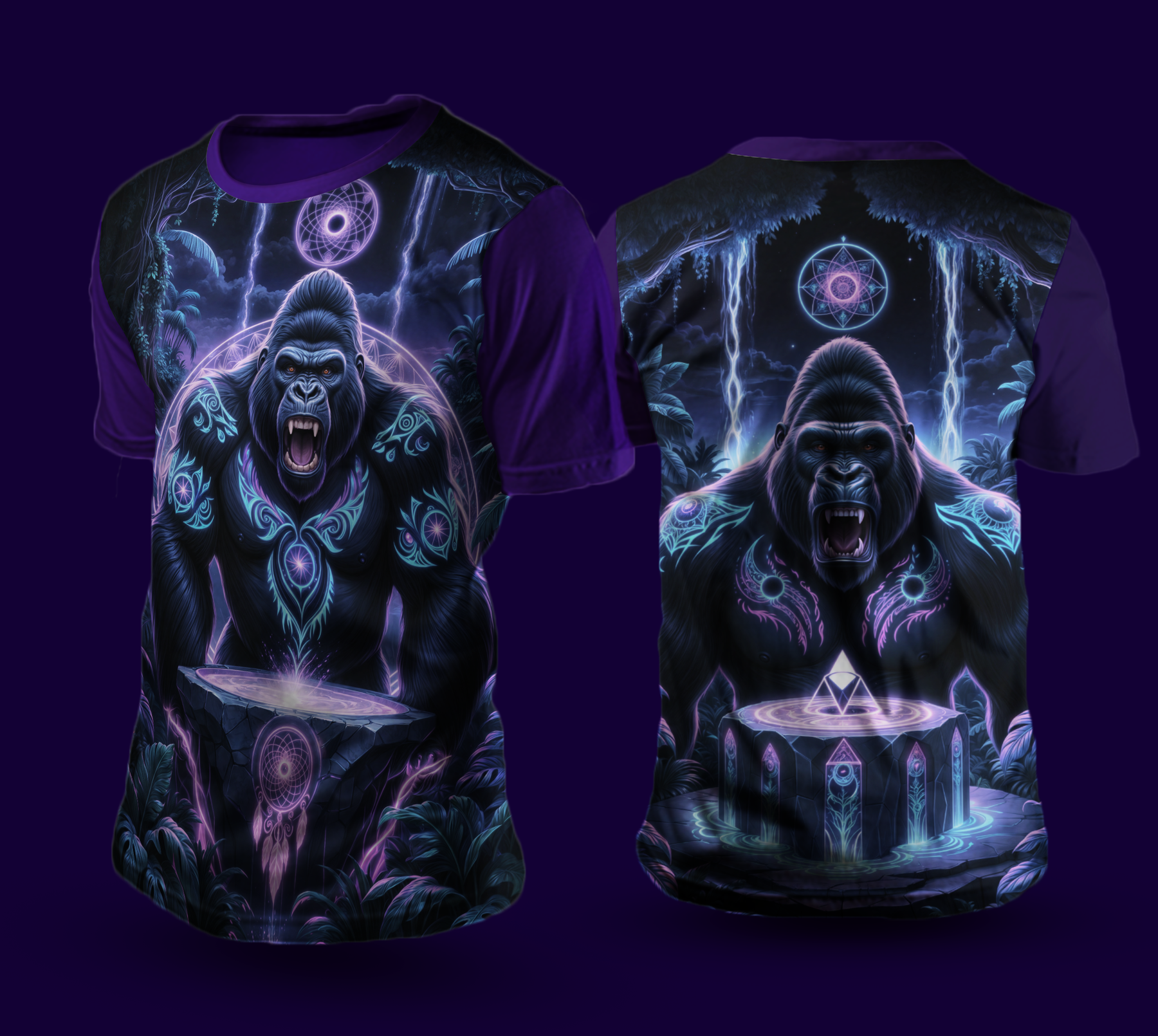 Camiseta NEON Gorila