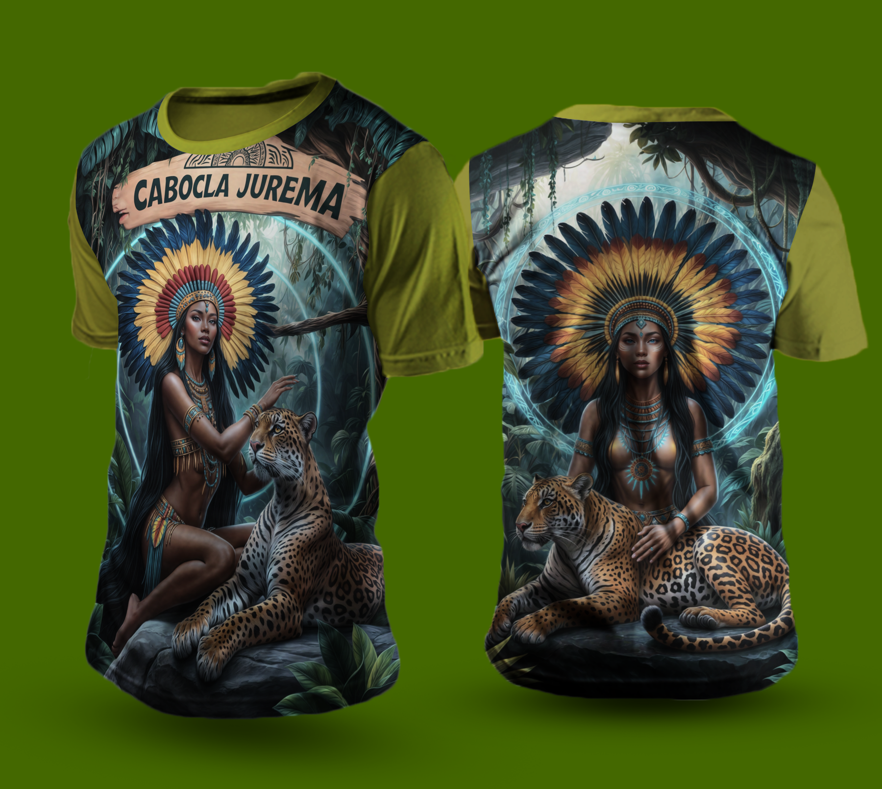 Camiseta NEON Cabocla Jurema