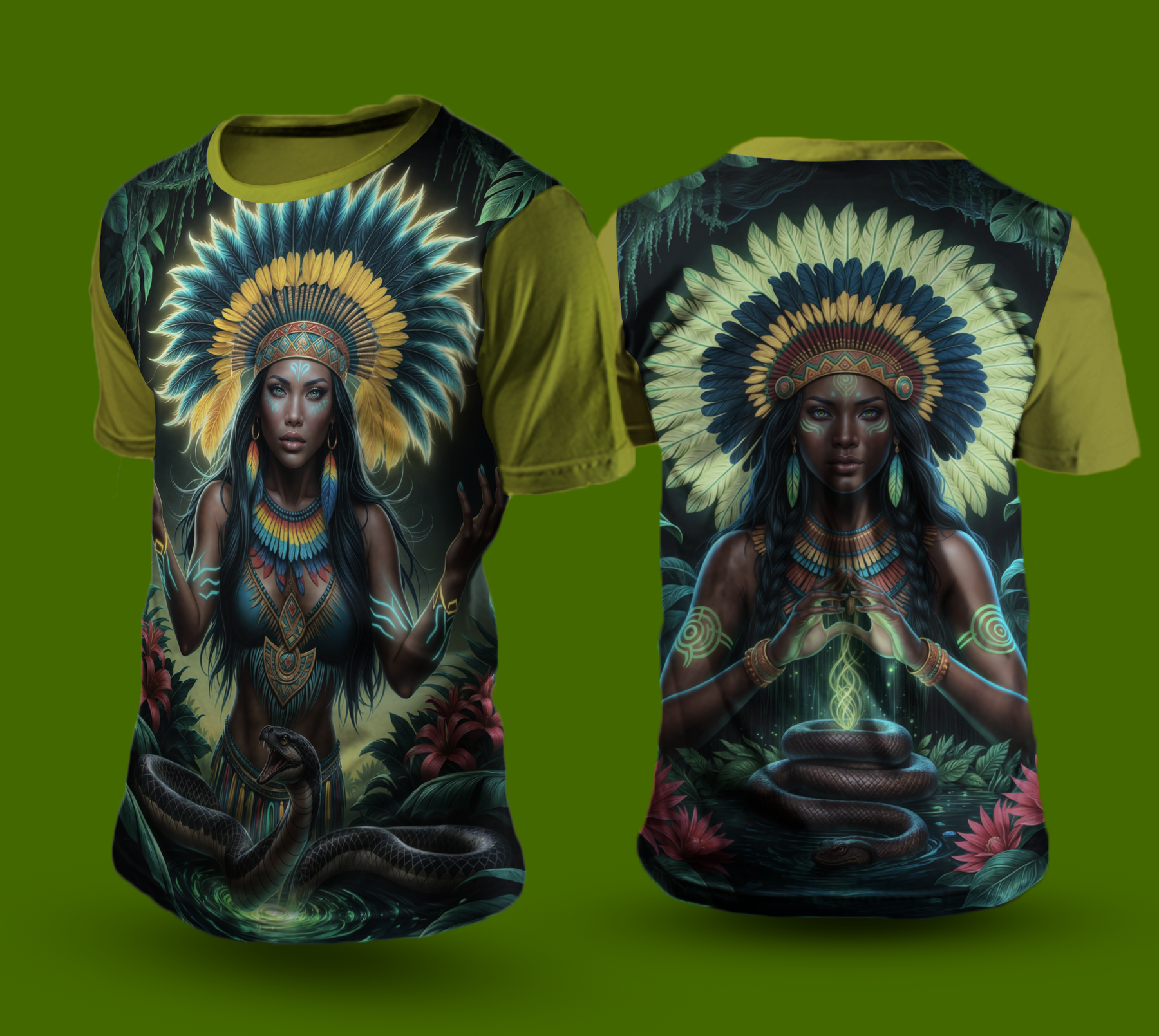 Camiseta NEON Cabocla Jurema