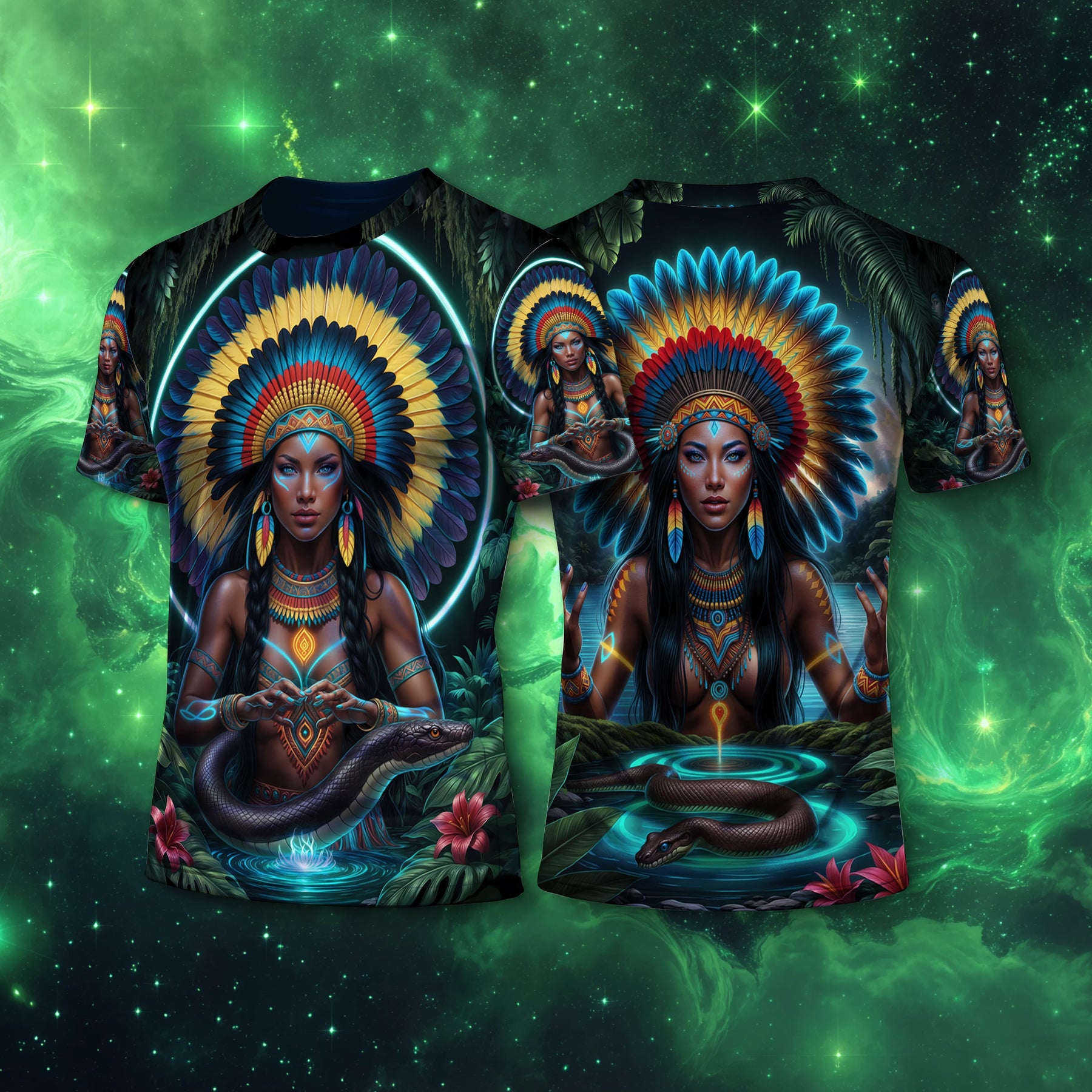 Camiseta NEON Cabocla Jurema