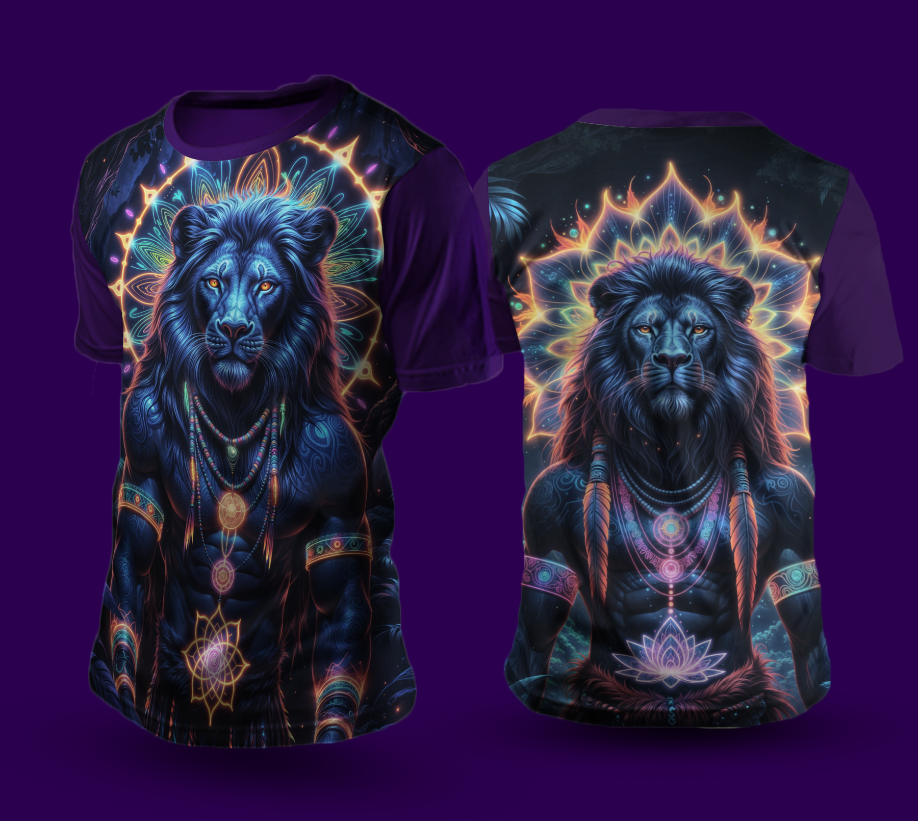 Camiseta NEON Leão Yoshin