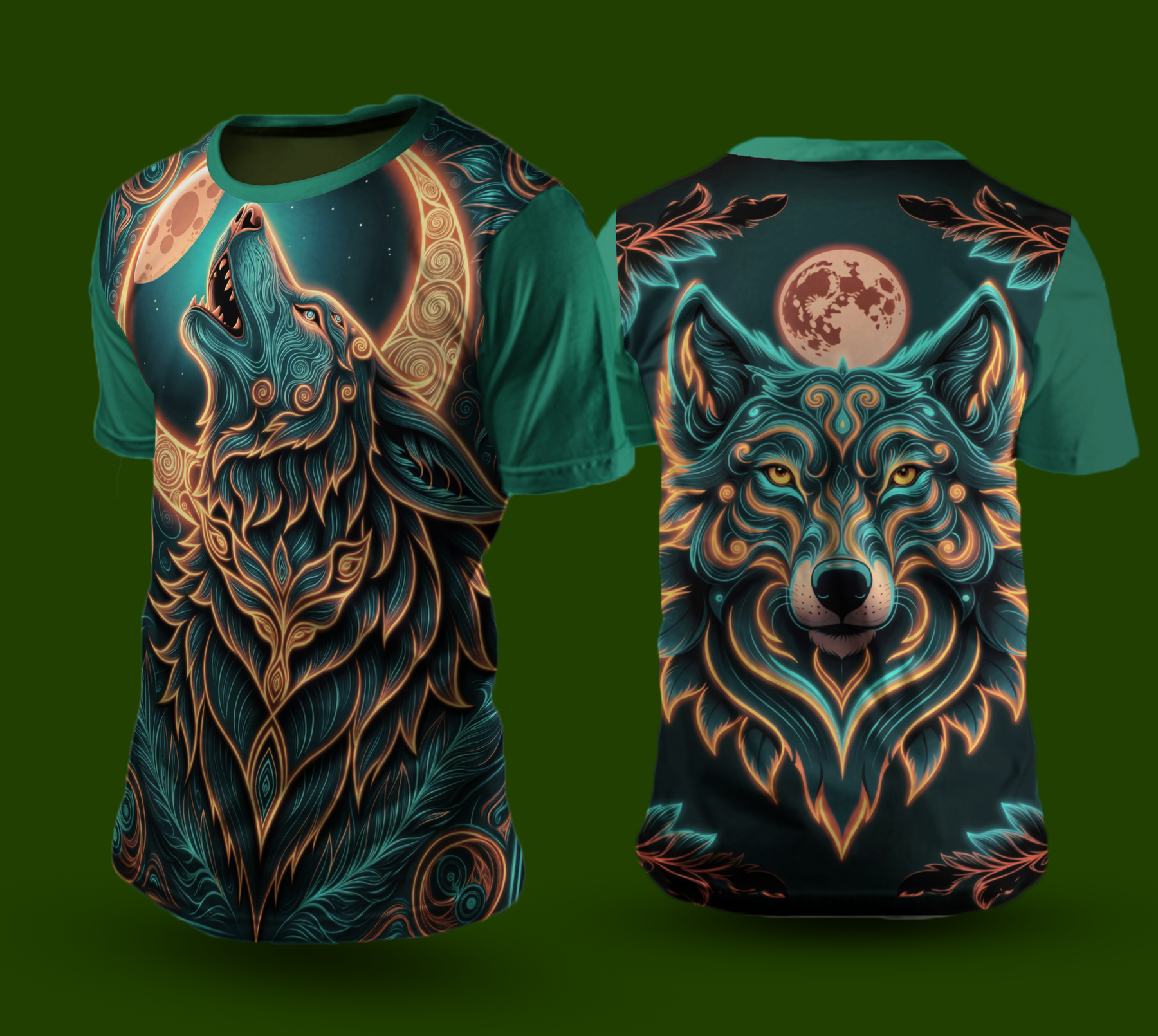 Camiseta NEON Lobo