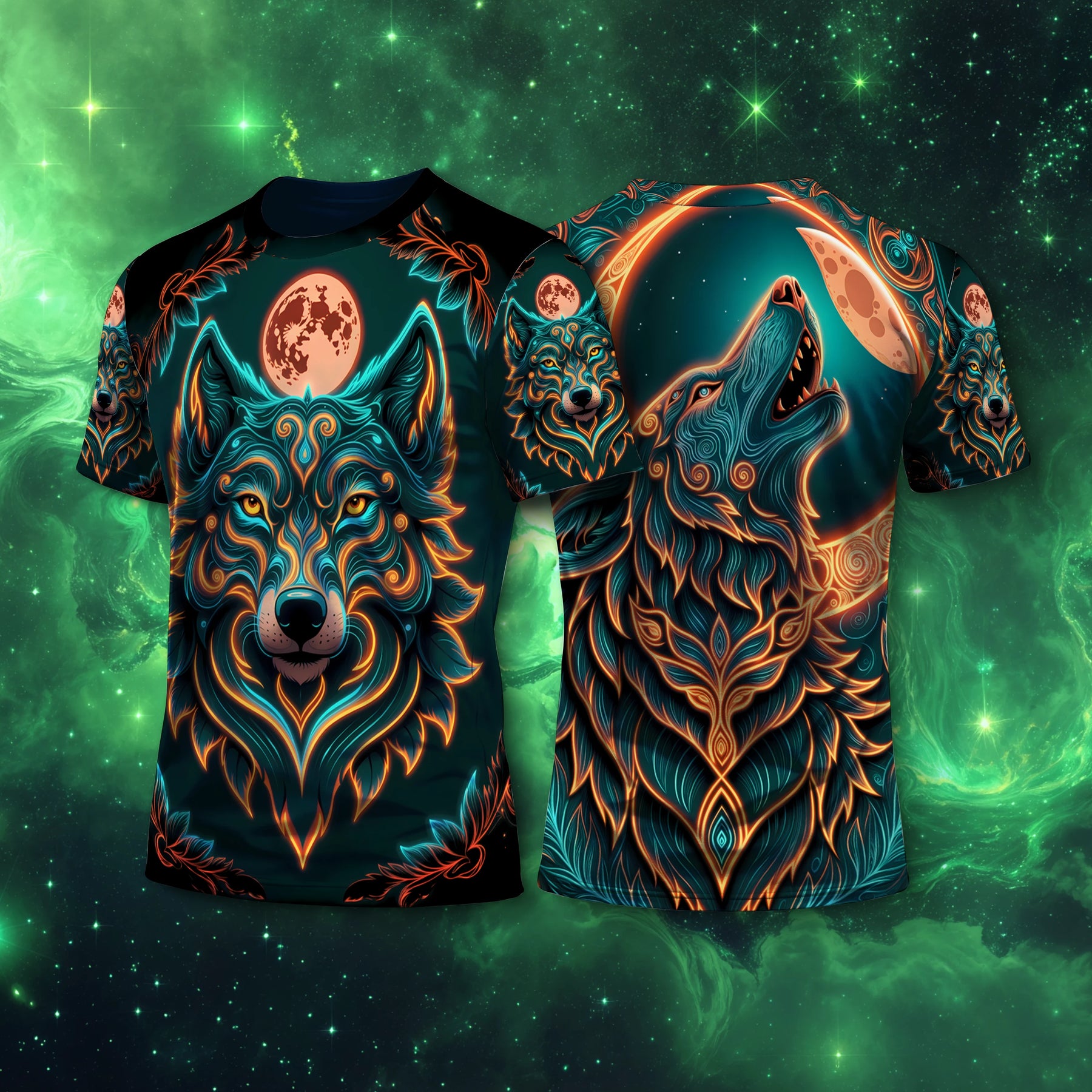 Camiseta NEON Lobo