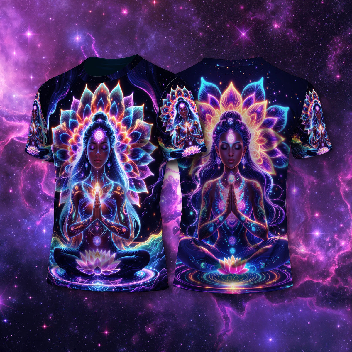 Camiseta NEON Lotus Cósmica – 4