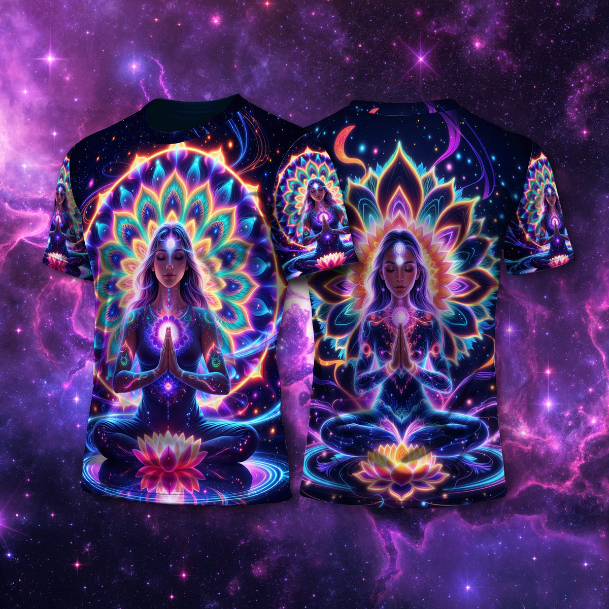 Camiseta NEON Lotus Cósmica – 5