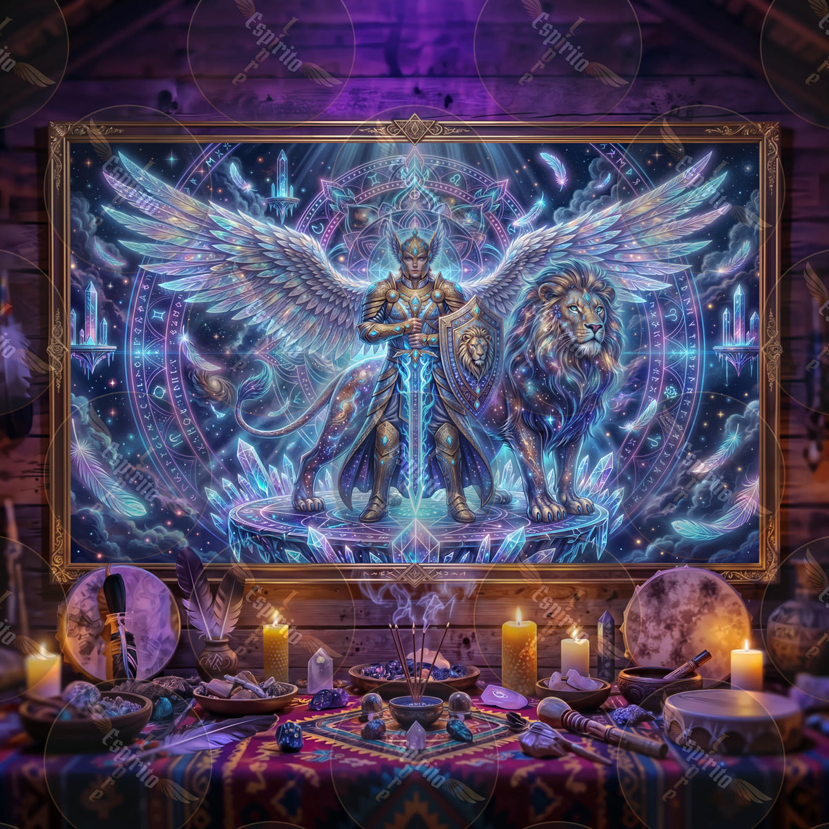 Pano Mágico NEON Arcanjo Miguel – 5