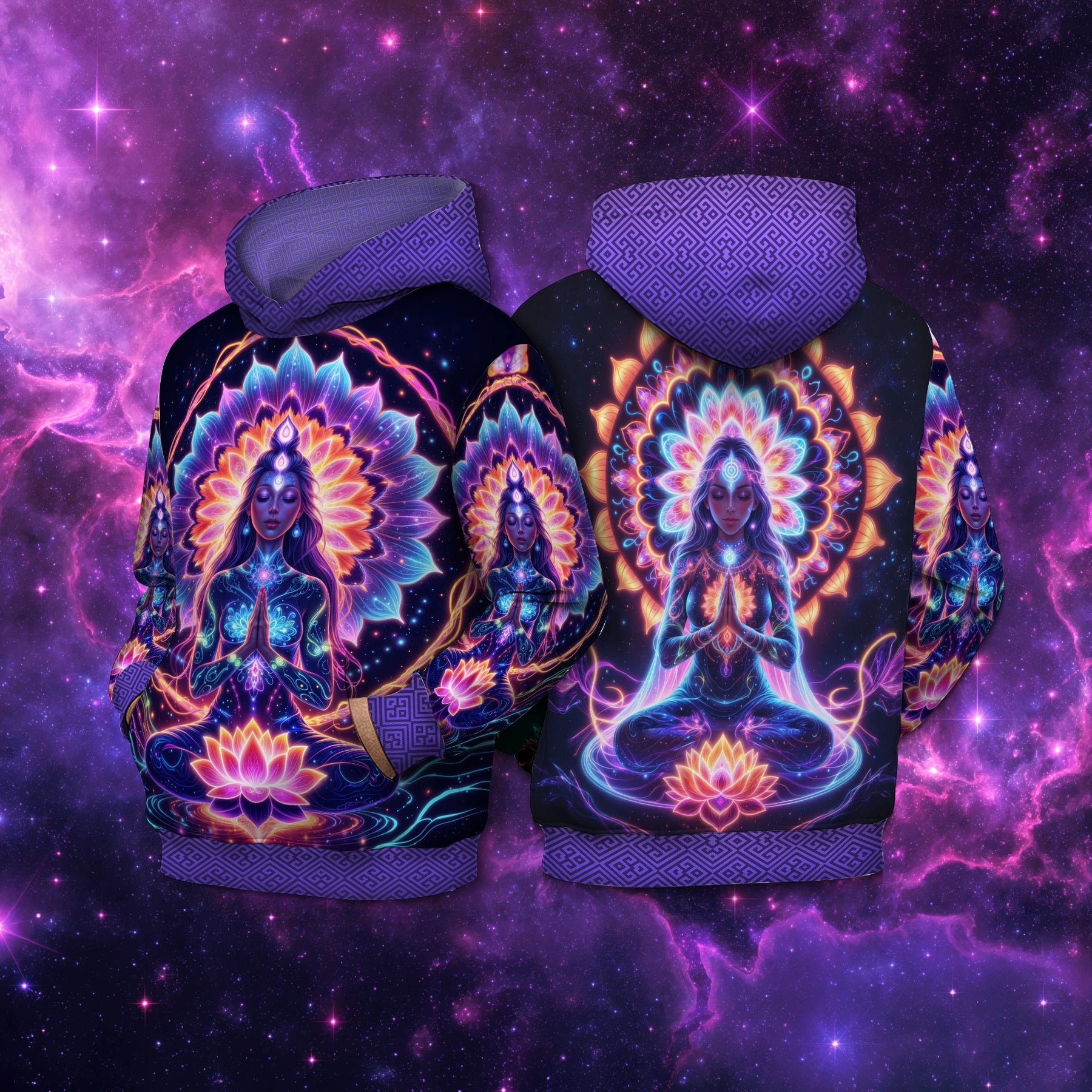 Moletom NEON Lótus Cósmica