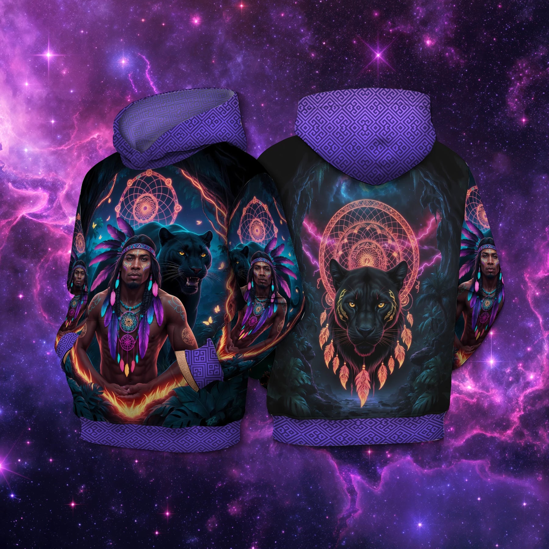 Moletom NEON Pantera Negra
