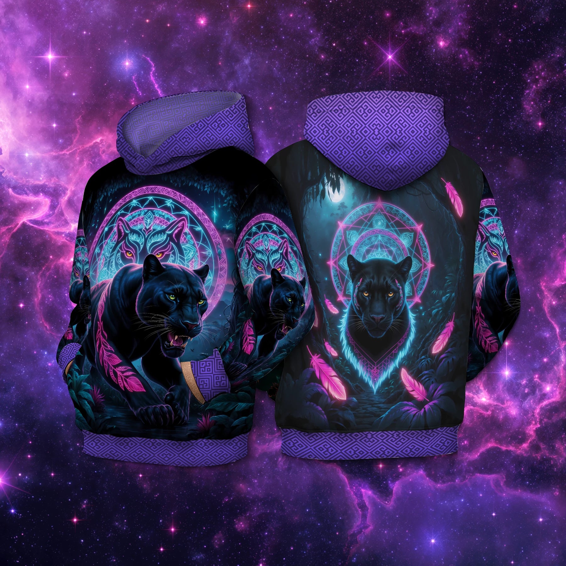 Moletom NEON Pantera Negra