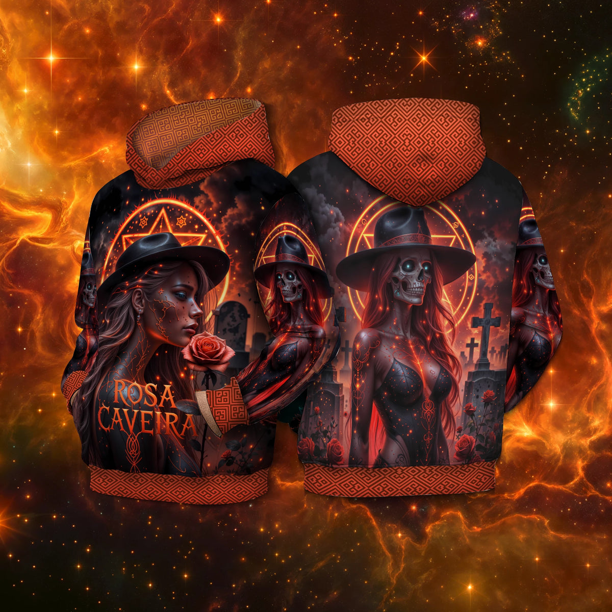 Moletom NEON Rosa Caveira – 2