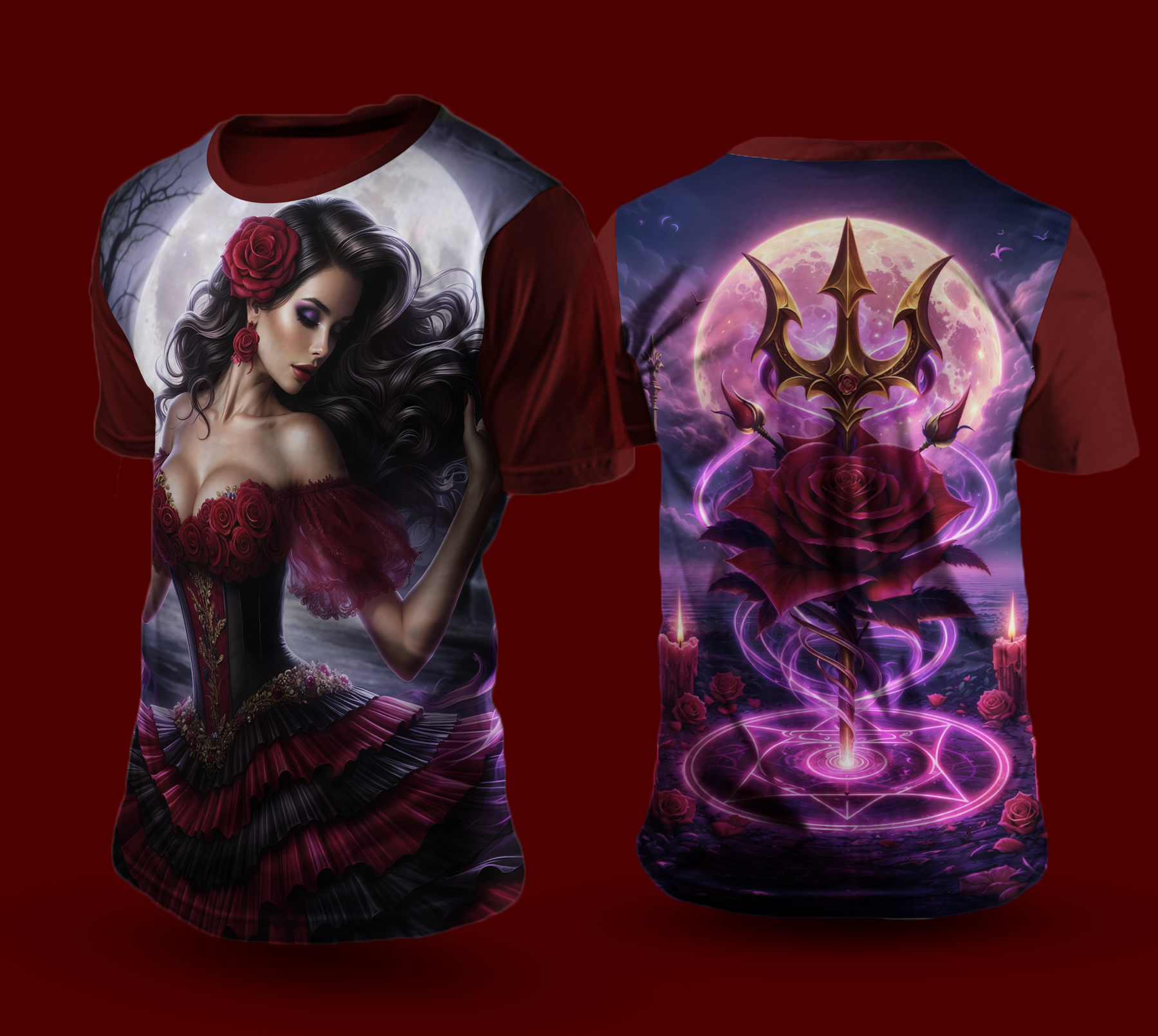 Camiseta NEON Pomba Gira