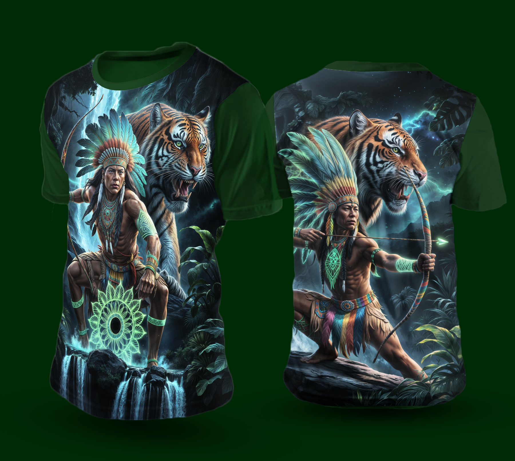 Camiseta NEON Caboclo Sete Flechas