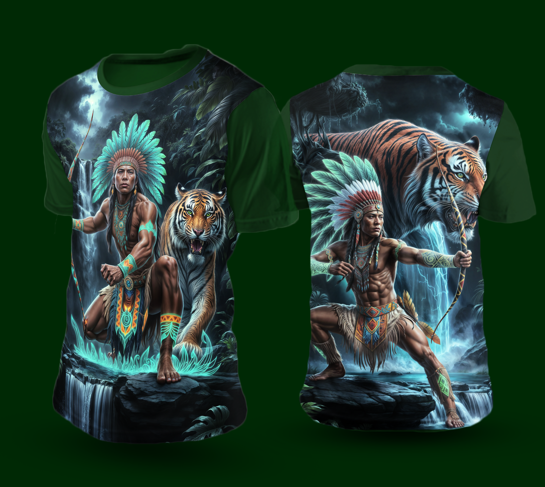 Camiseta NEON Caboclo Sete Flechas