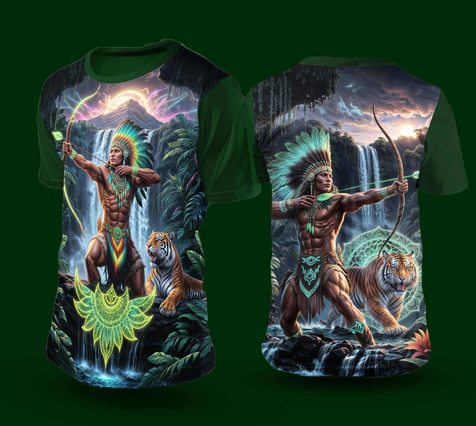 Camiseta NEON Caboclo Sete Flechas