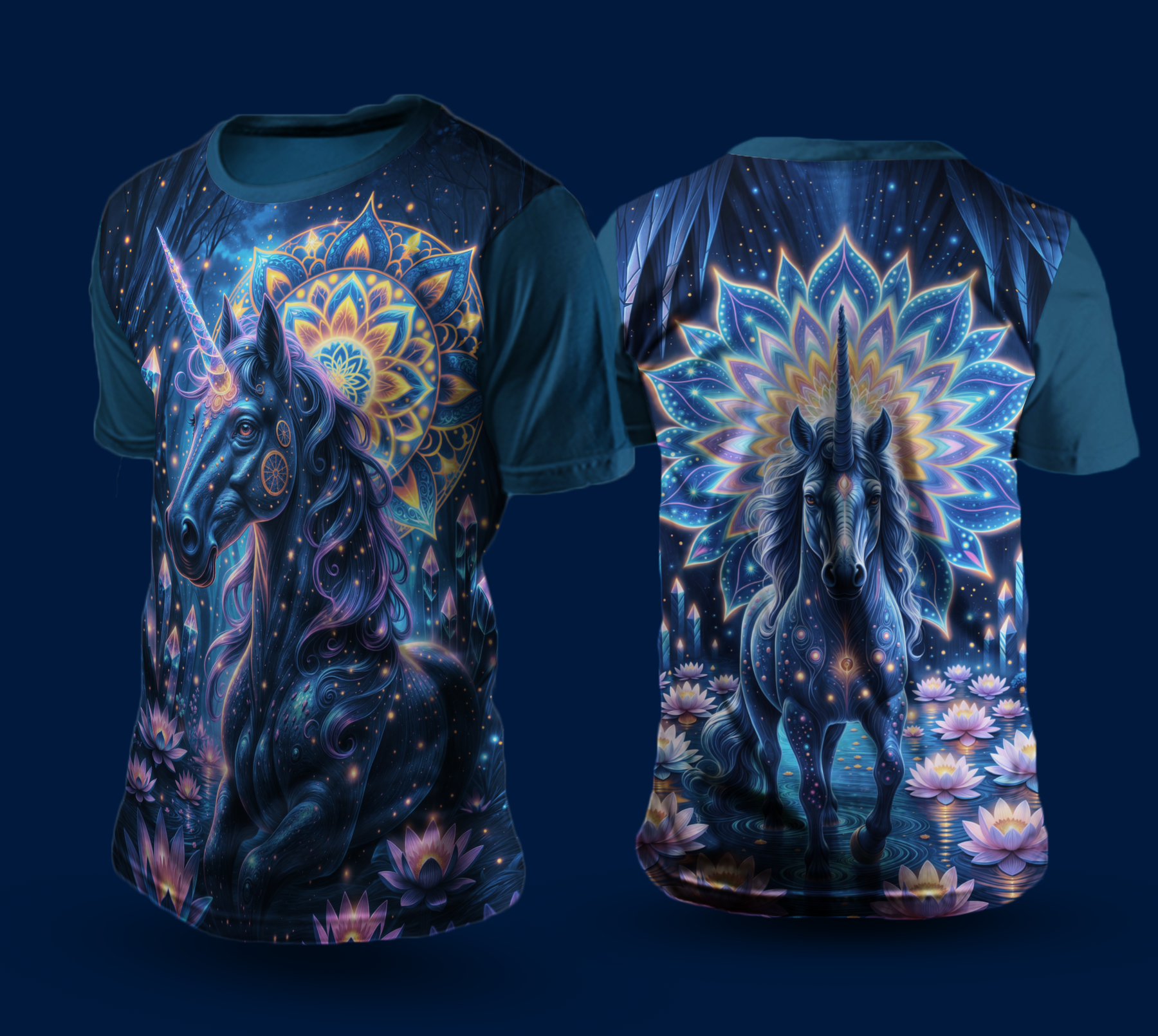 Camiseta NEON Unicórnio