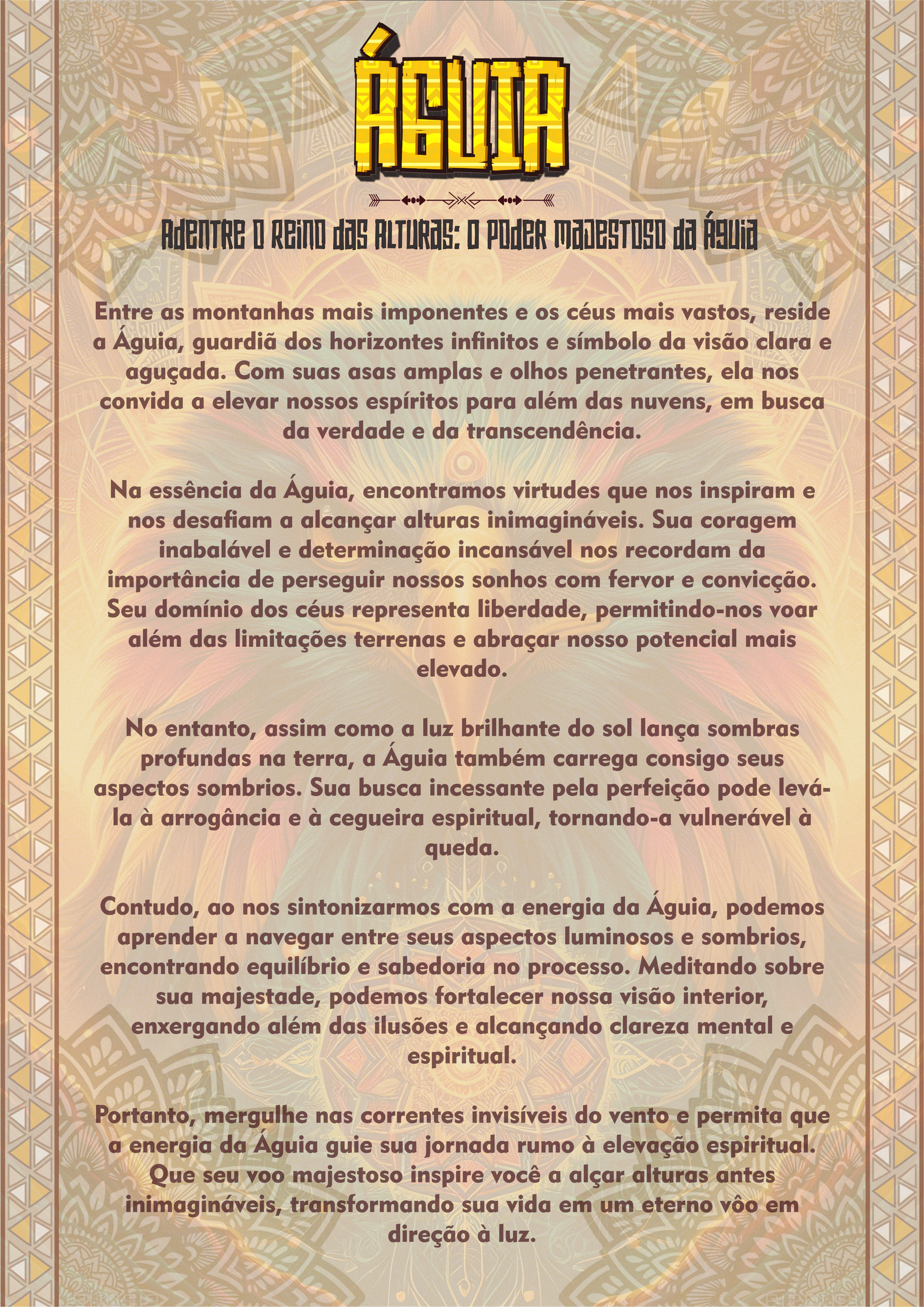Card da Força – Pano Mágico NEON Tetê Pawã