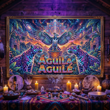 Pano Mágico NEON Águia Aguilé