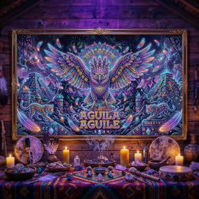 Pano Mágico NEON Águia Aguilé