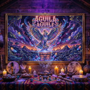 Pano Mágico NEON Águia Aguilé