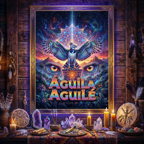 Pano Mágico NEON Águia Aguilé
