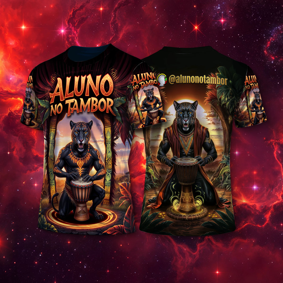 Camiseta NEON Aluno no Tambor – 1