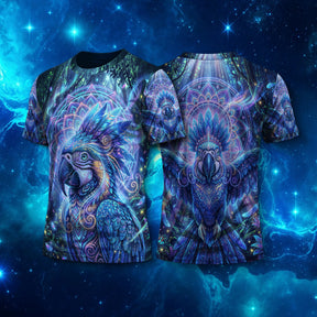 Camiseta NEON Arara Azul