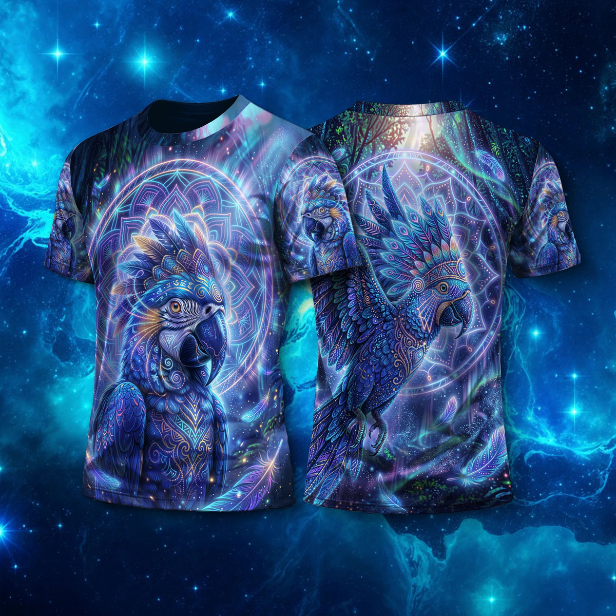 Camiseta NEON Arara Azul – 3
