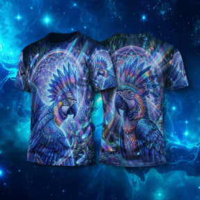 Camiseta NEON Arara Azul