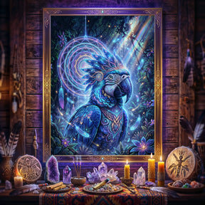 Pano Mágico NEON Arara