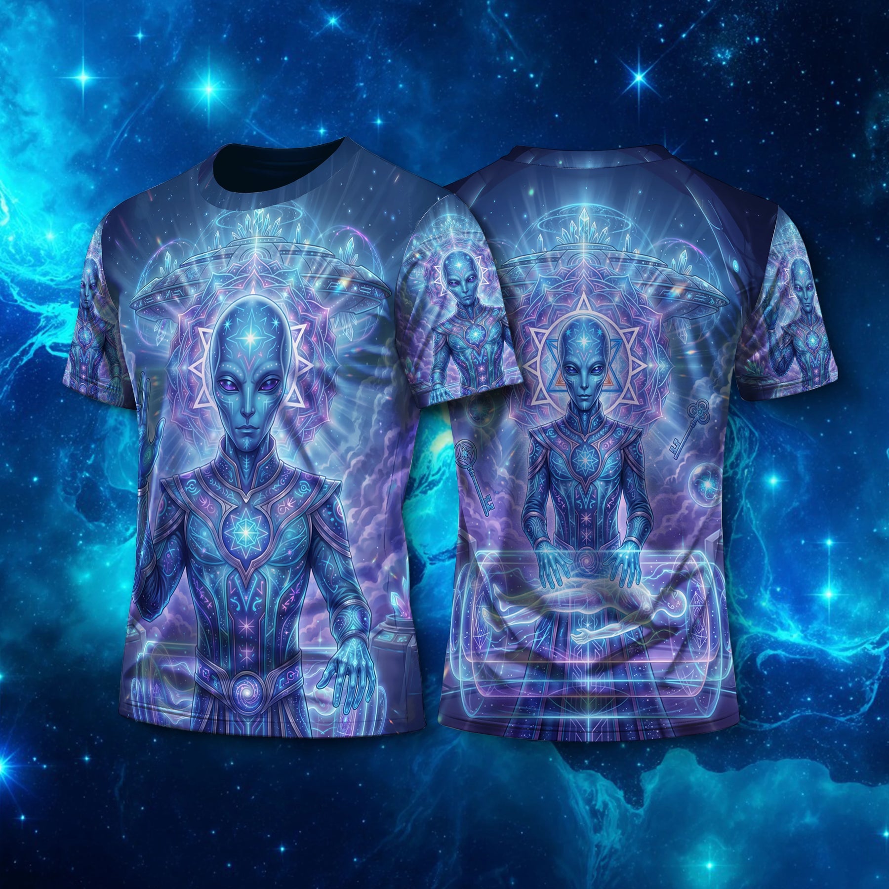 Camiseta NEON Arcturianos (Inspired by Robert Cutrim)