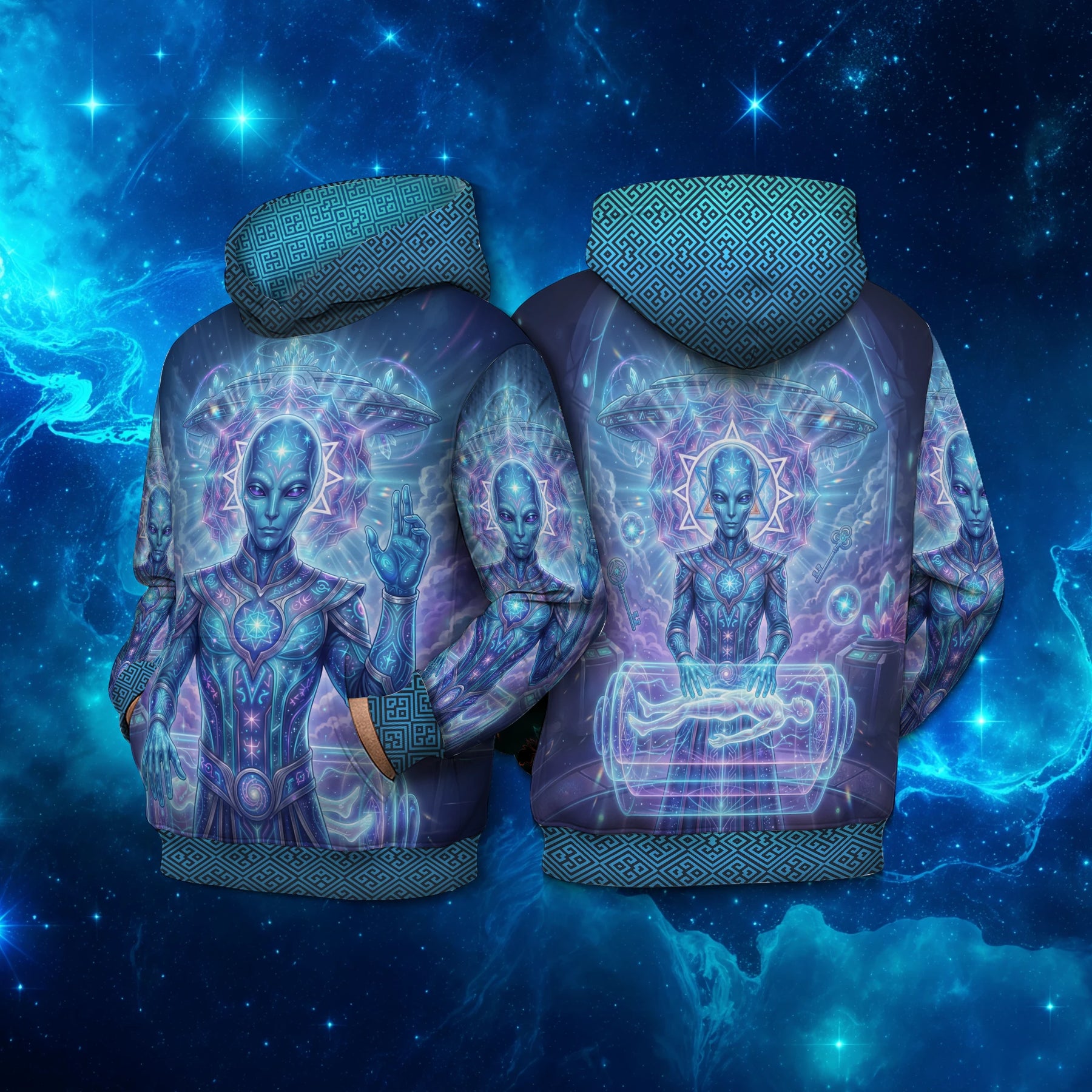 Moletom NEON Arcturianos (Inspired by Robert Cutrim)