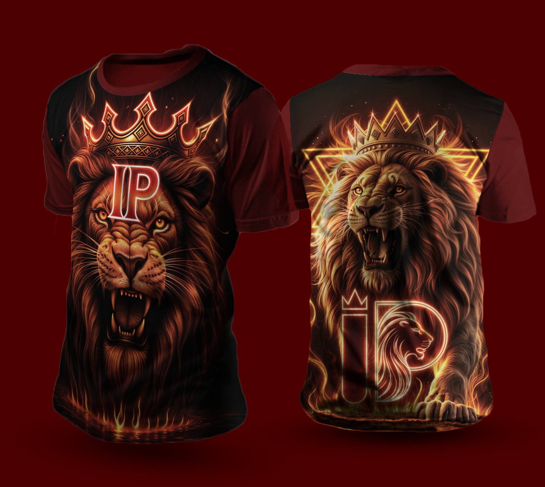 Camiseta NEON Leão IP