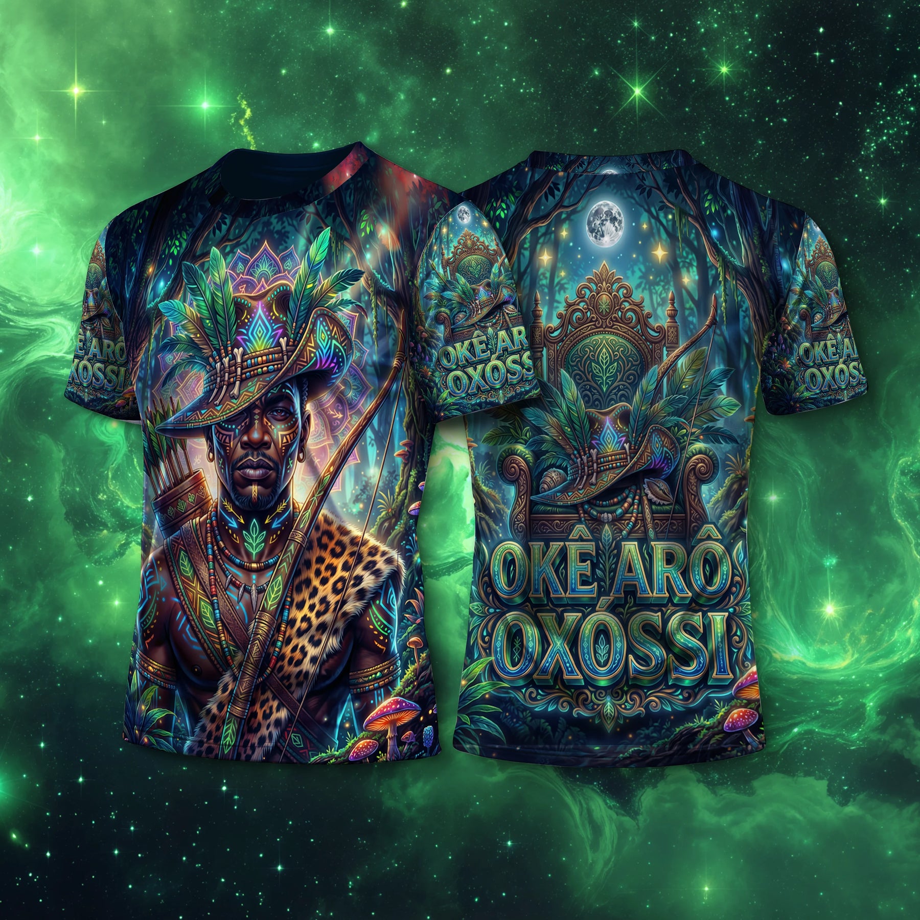 Camiseta NEON Oxóssi