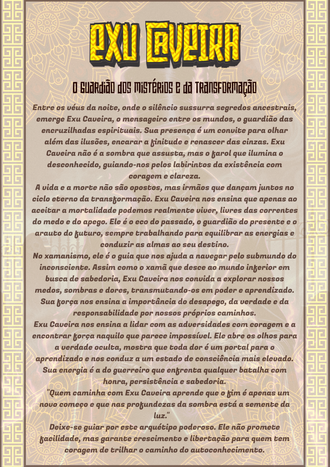 Card da Força – Camiseta NEON Exu Caveira